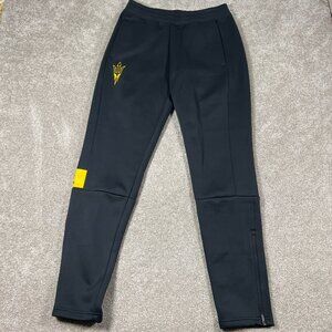 Adidas Womens S Black Arizona State Sun Devils NCAA‎ Ankle Zip Track Pants NWT